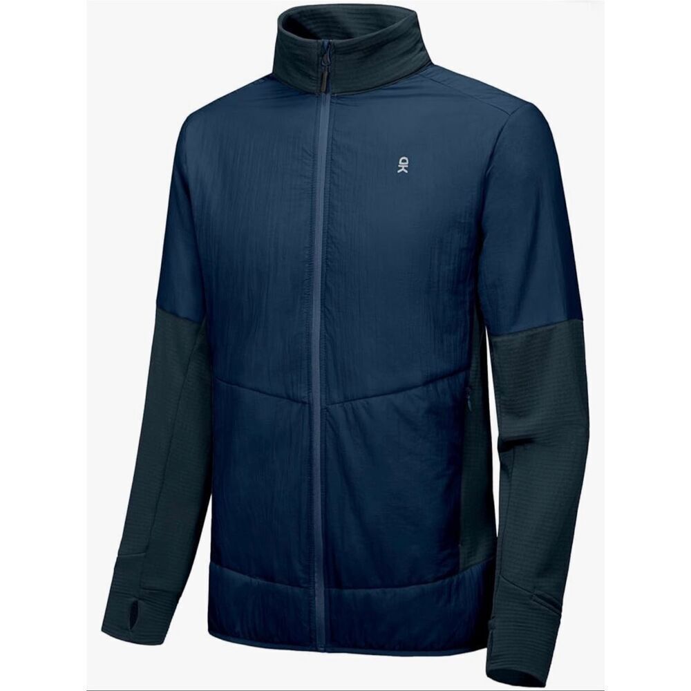Little Donkey Andy Men's Thermal Hybrid Running Jacket Lightweight XS